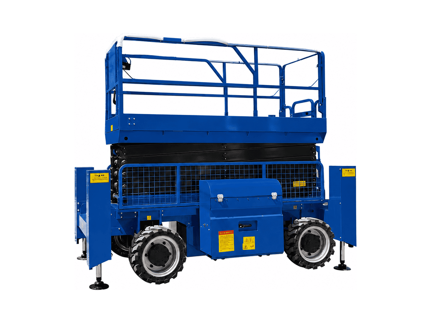 Imagen del producto: plataforma elevadora de tijera diésel para terrenos accidentados de 12–18 m