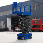 Plataforma elevadora eléctrica tipo tijera de 6 a 8 m miniatura 3