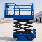 Plataforma elevadora eléctrica tipo tijera de 6 a 8 m miniatura 4