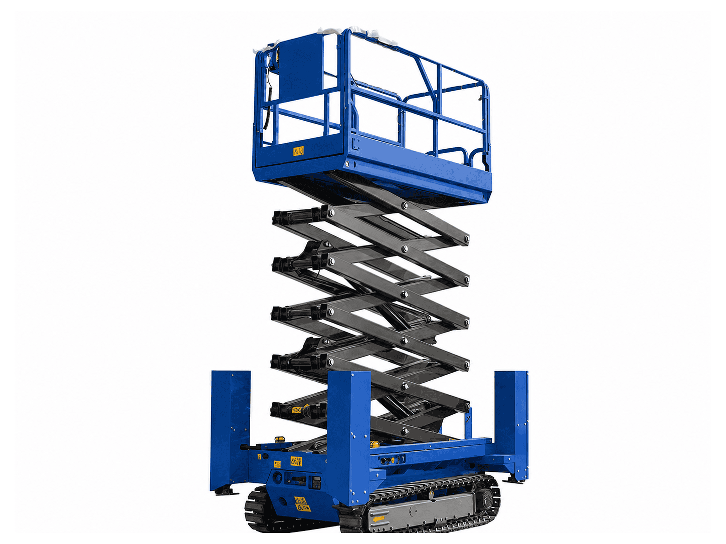 Imagen del producto: plataforma elevadora de tijera sobre orugas de 8,8–15,8 m