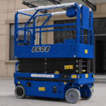 Elevador hidráulico móvil de tijera de 4 a 14 m y 500 kg miniatura 2