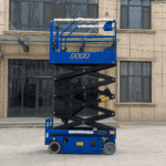 Elevador hidráulico móvil de tijera de 4 a 14 m y 500 kg miniatura 4