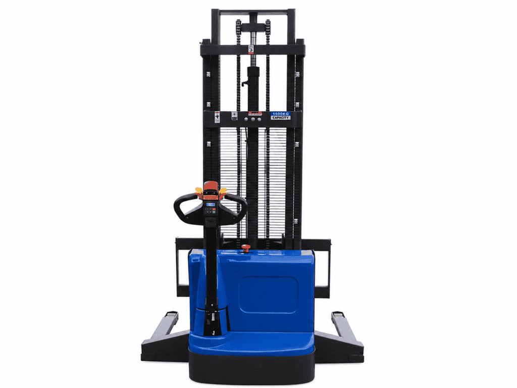 1.5 Ton Walkie Electric Pallet Stacker, 3.5 m Lift