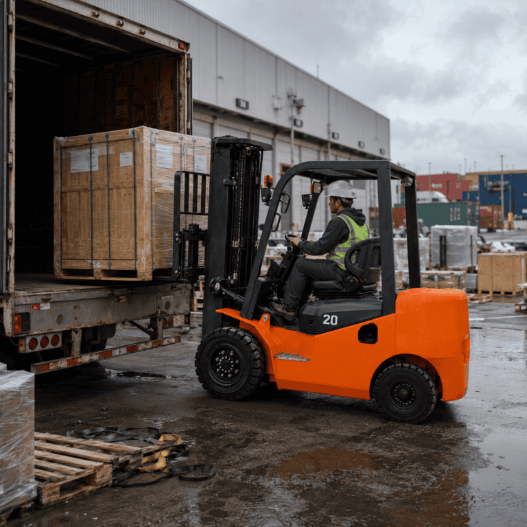 Puertos, transporte de carga y logística al aire libre