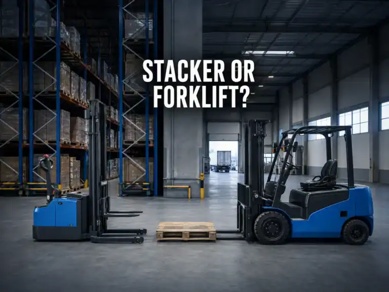 Electric Pallet Stacker vs. Electric Forklift: Which Fits Your Warehouse? article cover