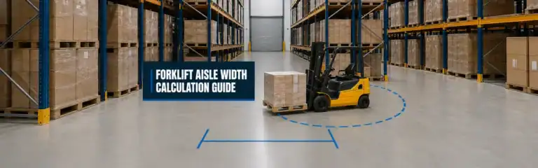 How to Calculate the Minimum Forklift Aisle Width