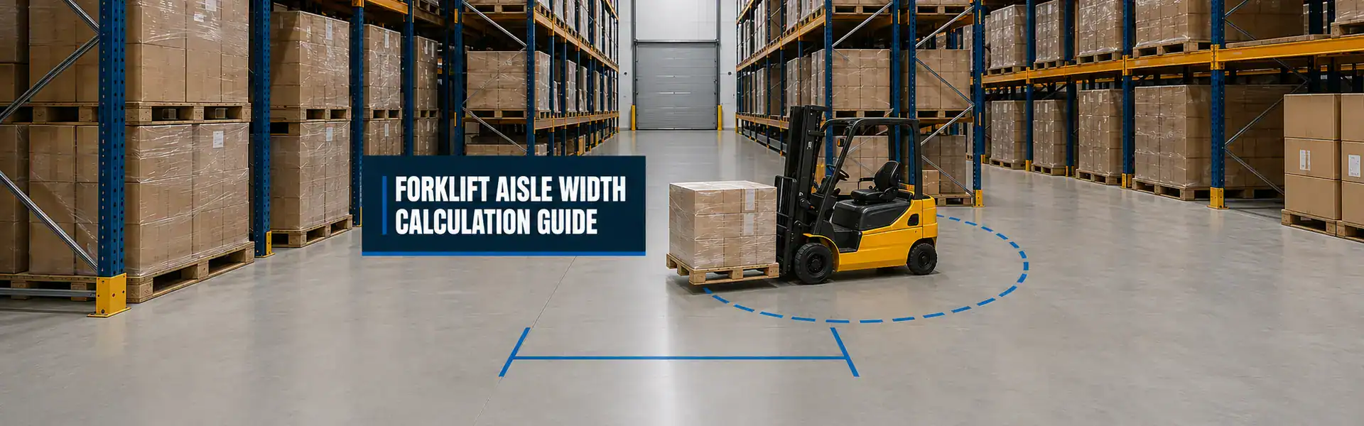 How to Calculate the Minimum Forklift Aisle Width