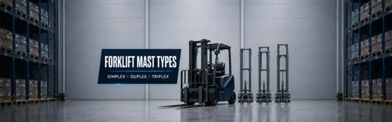 Explicación de los tipos de mástiles de las montacargas: Simplex, Duplex y Triplex