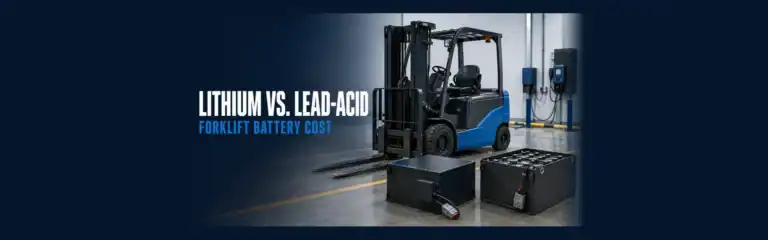 Baterías de litio-ion frente a baterías de plomo-ácido para carretillas elevadoras: una comparación de costos