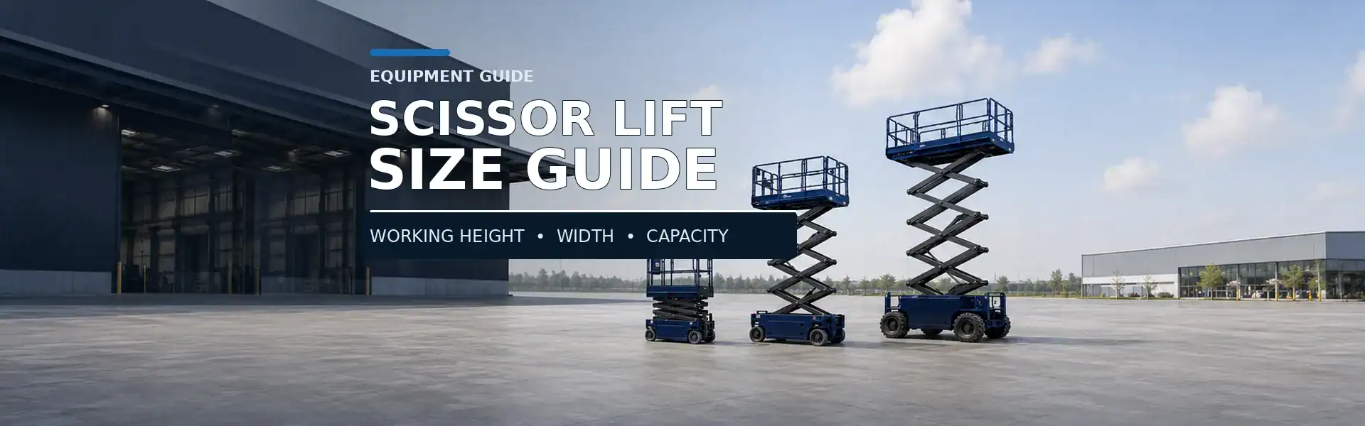Scissor Lift Size Guide: Working Height, Width and Capacity