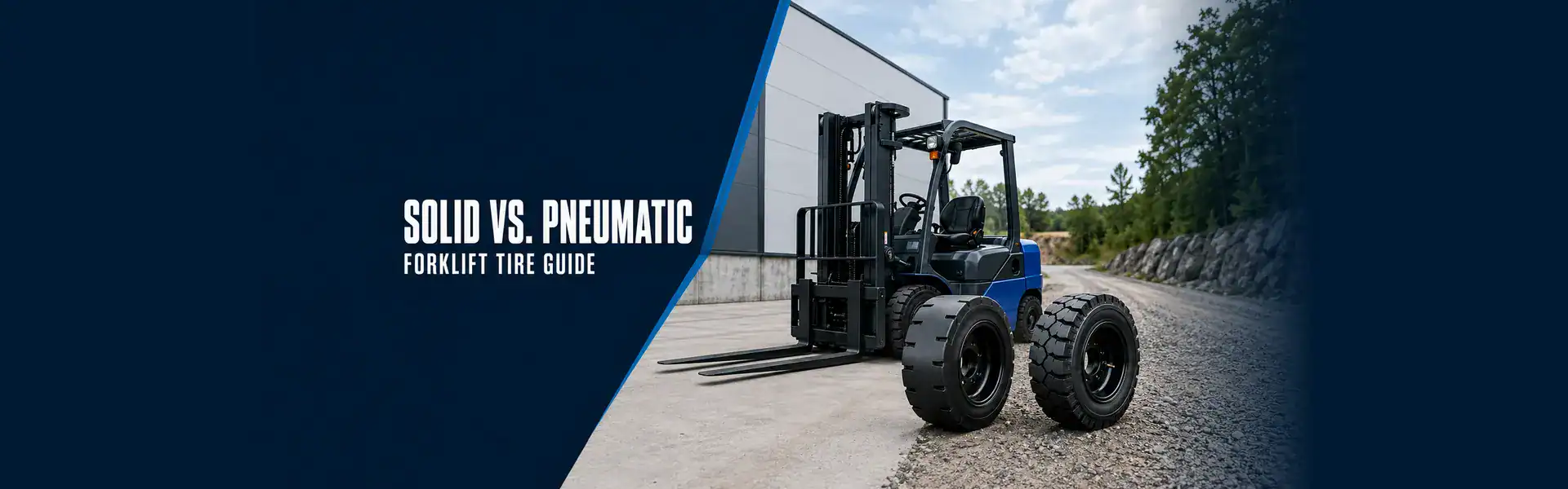 Solid vs. Pneumatic Forklift Tires: Which Fits Your Worksite?
